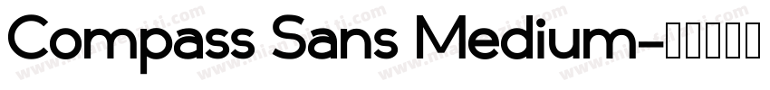 Compass Sans Medium字体转换